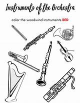 Woodwind Coloring Pages sketch template