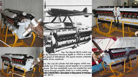 FIAT - V24 Engine - M.C.72 Aircraft Engine - way2speed