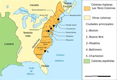 derrota Mañana Deudor 13 american colonies map Ambicioso Faial carrera