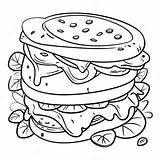 Cheesy Sandwich Coloring Page  Pagescom sketch template
