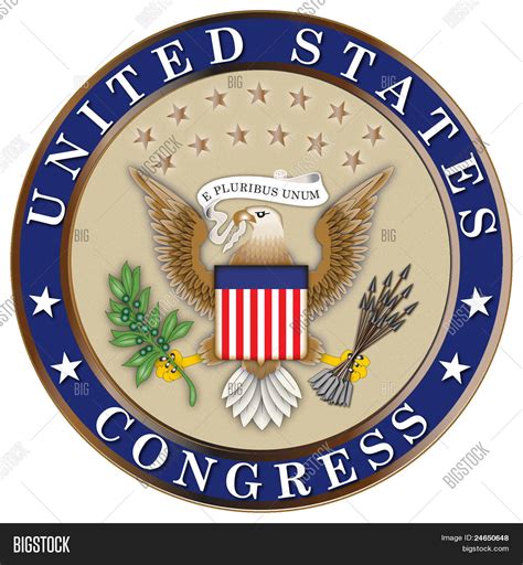 Seal United States Congress Color Image & Photo | Bigstock