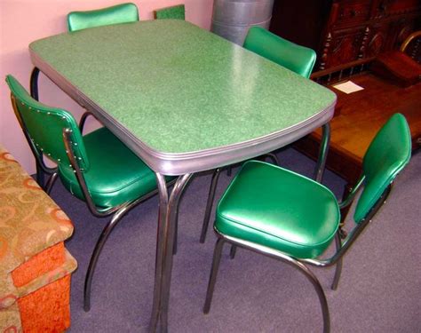 Formica and chrome table and chairs. | Chrome tables | Pinterest