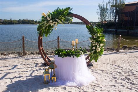 Luau Beach - Polynesian Village Resort • Fairytale Weddings Guide