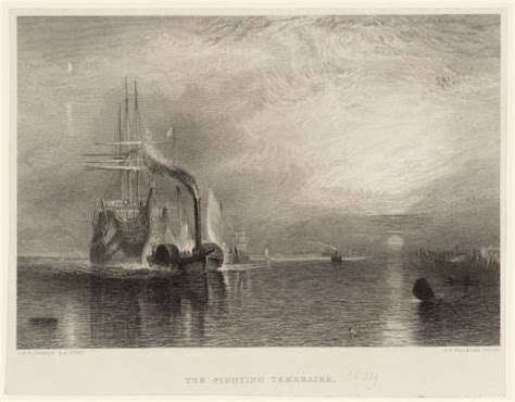 ‘The Fighting Téméraire, engraved by Willmore’, after Joseph Mallord ...