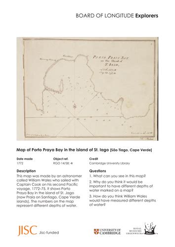 Explorers - Map of Porto Praya Bay | Teaching Resources