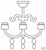 Chandelier coloring Page  Free Printable Coloring Pages sketch template
