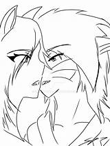 Furry Couple Coloring Pages sketch template
