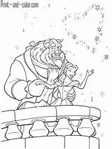 Beauty And The Beast coloring Pages  Print Colorcom sketch template