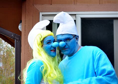 Smurfs halloween 2012 | Smurfette and Nerdy Smurf a Very Smu… | Flickr