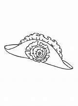 Hat Coloring Pages To Print  Free Printable sketch template