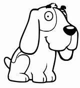 Cartoon Basset Hound Coloring Page  Free Printable Pages For Kids sketch template