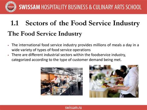 Introduction to food & beverage service. Sectors of the Food Service ...