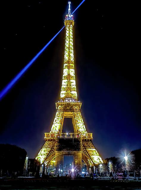 Eiffel Tower at Night Photograph by Betty Eich - Fine Art America