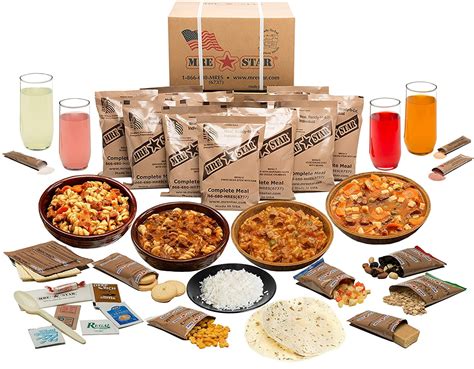 MRE Star Case of 12 MRE STAR Standard With Ready to Eat Meal - Walmart.com