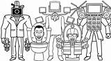 Skibidi Toilet Coloring Pages 29 – Having Fun With Children sketch template