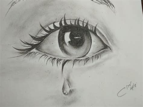 How To Draw Crying Eyes Step By Step