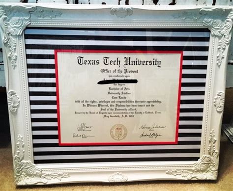 Sometimes you just have to make your own diploma frame... ️ | Diploma ...