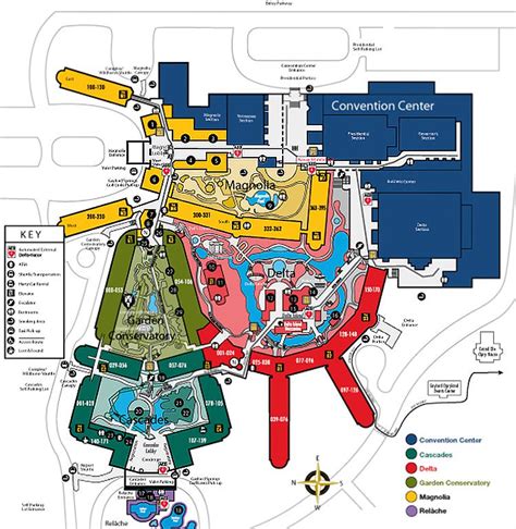 Gaylord Opryland Map | Color 2018