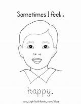 Emotions And feelings coloring Pages Download Print For Free sketch template