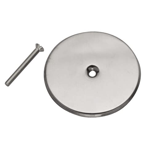 Shop Oatey 7-in Solid Round Stainless Steel Cover Plate at Lowes.com