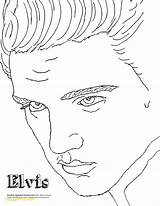 Elvis Coloring Pages At GetColoringscom  Free Printable Colorings sketch template