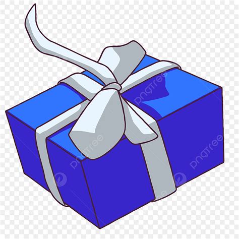 Gifts Box Clipart Hd PNG, Illustration Of Blue Gift Box Artwork, Gift Box, Gift, Giving PNG ...