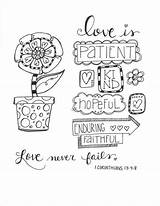 Bible journaling coloring Page Love Never Fails Etsy – Artofit sketch template