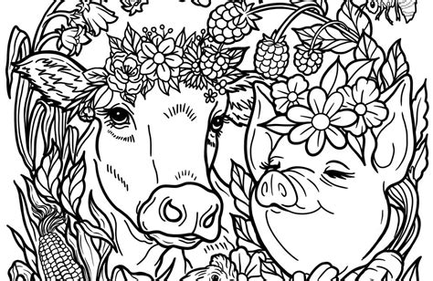 Printable Vegan Coloring Page—A Mindfulness Activity for Kids!