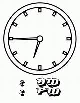 Free Printable Clock Coloring Pages For Kids sketch template