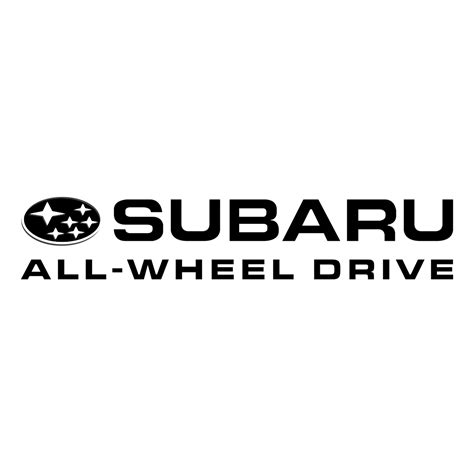 Subaru Logo Black and White (6) – Brands Logos