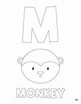 Letter M Coloring Pages  15 FREE Printabulls sketch template