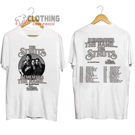 The Struts Remember The Name 2023 Tour Merch, The Struts 2023 Tour With ...