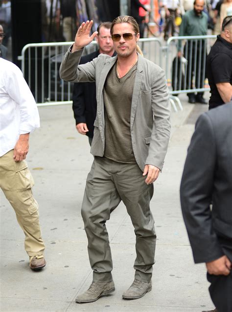 Brad Pitt Really, Really Loves His Monochromatic Outfits (PHOTOS ...