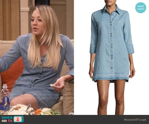 Penny’s chambray shirtdress on The Big Bang Theory. Outfit Details ...