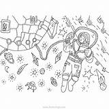 Free Outer Space Coloring Pages sketch template