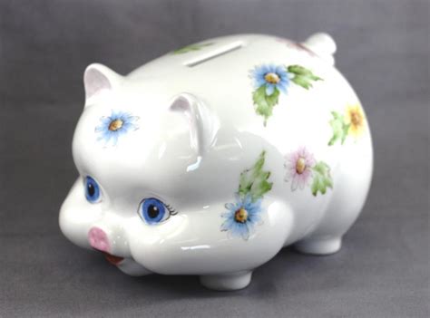 Hand Painted Ceramic Piggy Banks - Best Image Home