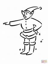 Coloriage  Lutin De Noël Coloriages à Imprimer Gratuits sketch template