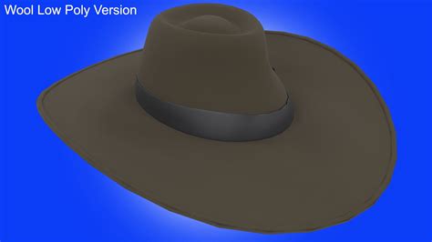 Indiana Jones Style Fedora V02 - 3D Model by Figster