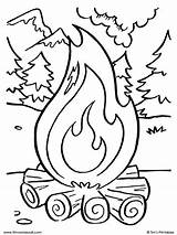 Campfire Coloring Page  Tims Printables sketch template