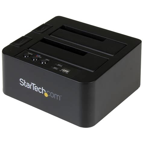 StarTech.com Standalone Hard Drive Duplicator, Dual Bay HDD/SSD Cloner/Copier, USB 3.1 (10Gbps ...