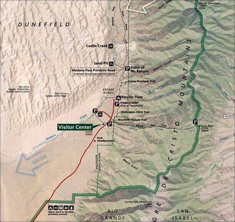 Great Sand Dunes National Park and Preserve Maps