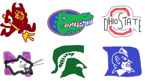 Brand New: Division I Logos in MS Paint