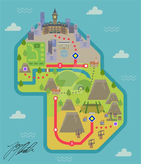 Demonstration: Galar Map Pieces by JanSyurichu by JanSyurichu on DeviantArt