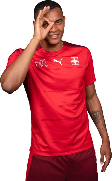 Manuel Akanji Switzerland football render - FootyRenders