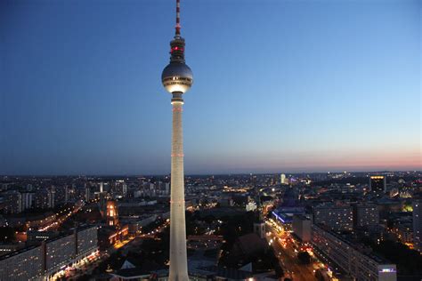 Sunset Over Berlin: The view from the Park Inn on Alexanderplatz - Berlin Love