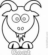 Printable Goat Coloring Pages PDF  Coloringfoldercom sketch template