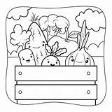 Vegetables black And White Coloring Book Or Coloring Page For Kids  sketch template