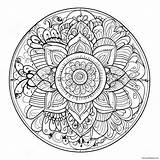 Large Print Adult Mandala Coloring Page 53633 42422 sketch template