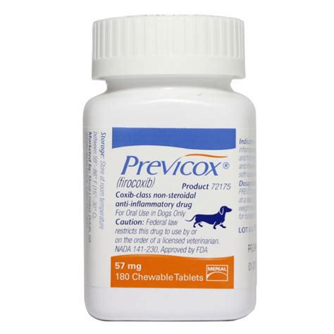 Previcox 57mg Tablets 180/btl - J&B Pet Source