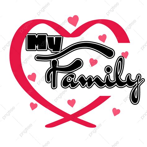 My Family Word Images